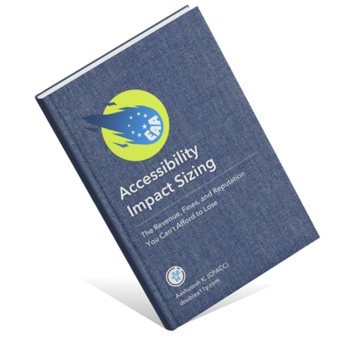 Accessibility Impact Sizing book cover
