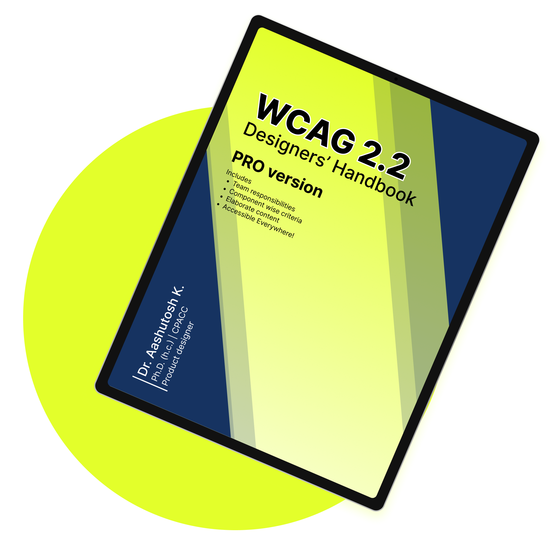 WCAG 2.2 Designers' Handbook Pro book cover