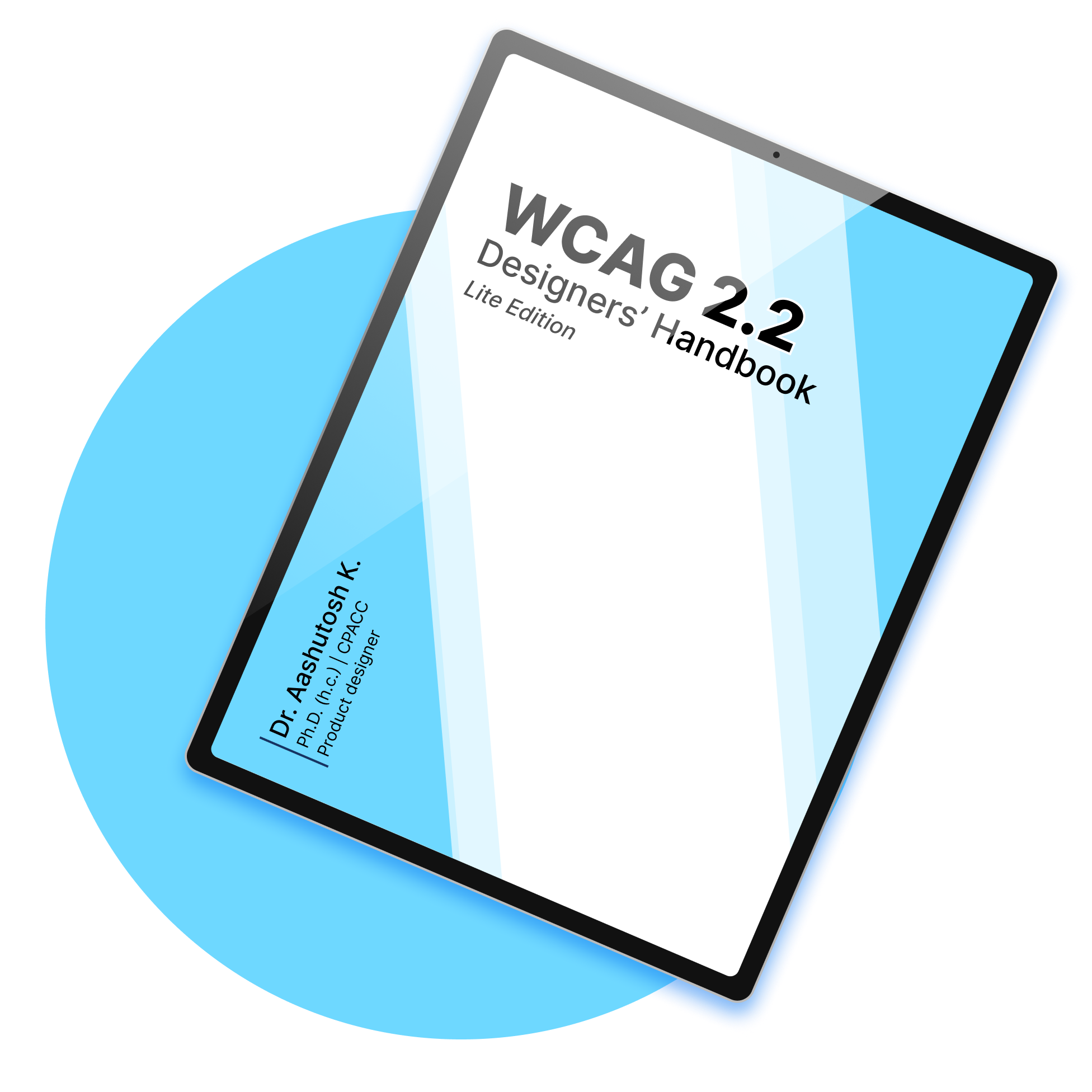 WCAG 2.2 Designers' Handbook Lite book cover